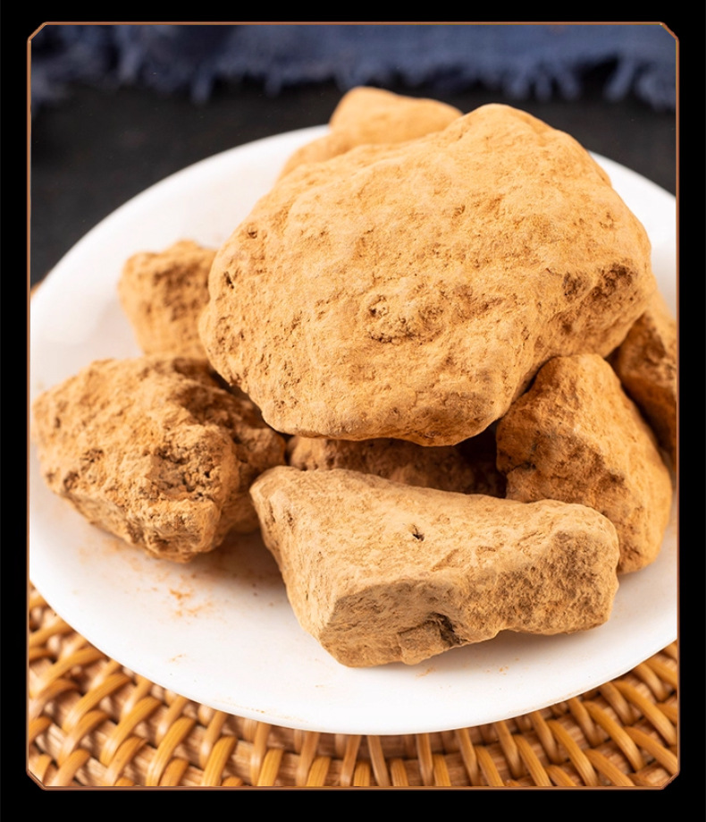 Zao Xin Tu 500g Dried Tuckahoe Earth Herbal Decoction Ingredient Traditional Chinese Medicine in use
