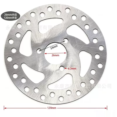 Brake Pad, Tormoz supportları - 26mm-inner-diameter-120mm-outer-diameter-brake-disc
