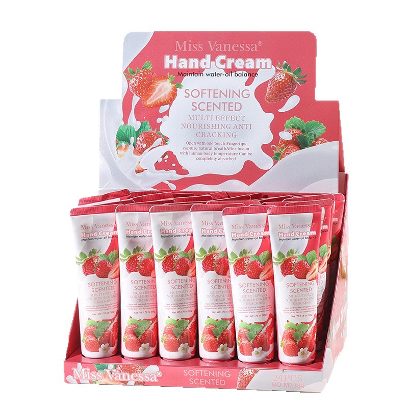 MissVanessa nuevo comercio exterior transfronterizo especial para hidratar, hidratar, anti-agrietamiento de la serie de frutas secas crema de manos