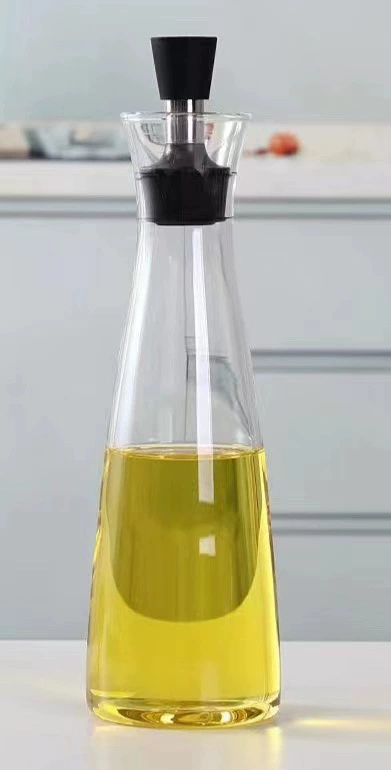 Pigosal - без силикона стеклянная масло банка европейский стиль творческая утечка масло бутылка для ресторана кухни соевого соуса уксуса