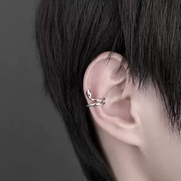 Ins-Style Snake Ear Cuff, Versatile Everyday Ear Jewelry, Unisex Ear Accessory, 2026 Spring/Summer New Hot Item