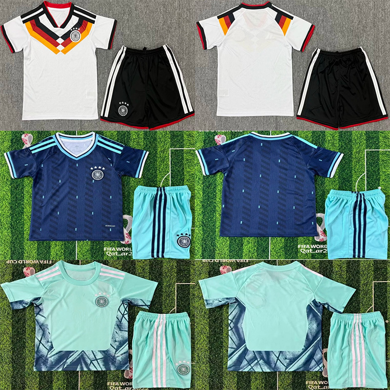26款儿童装德国主场客场短袖足球服守门员球衣球迷版fanversion