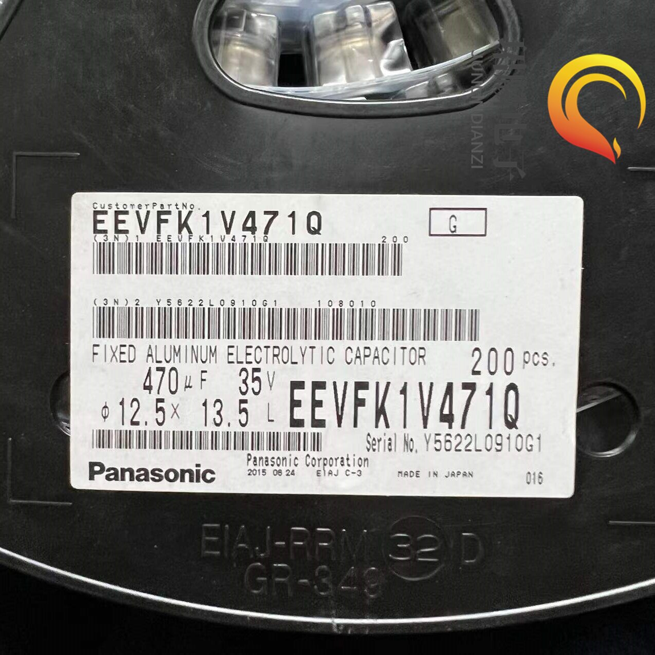 35V470UF 12.5X13.5 松下FK贴片电解电容 EEVFK1V471Q 高频低阻