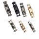Spot metal spring buckle alloy spring pig nose buckle slip buckle double hole elastic adjustment rope buckle single hole buckle