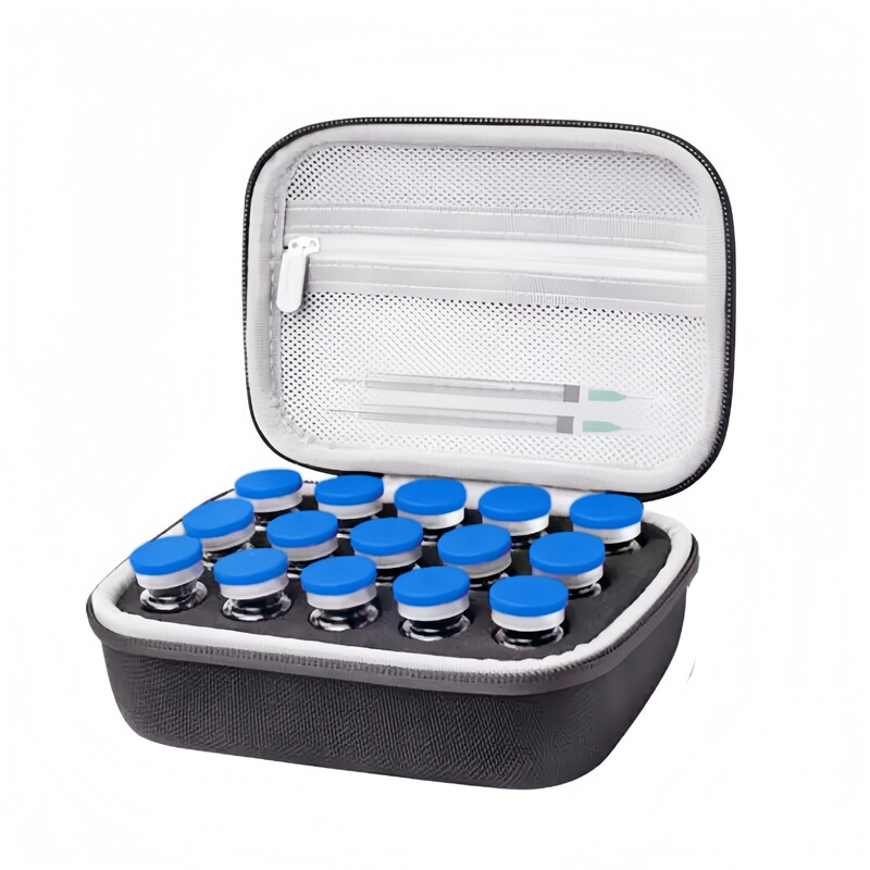 15-Compartment Insulin Bottle Storage Bag Can Hold 10ml Insulin Bottle Storage Box Satchel Satchel Manufacturer Ready Stock 15-Compartment Insulin Bottle Storage Bag Can Hold 10ml Insulin Bottle Storage Box Satchel Satchel Manufacturer Ready Stock