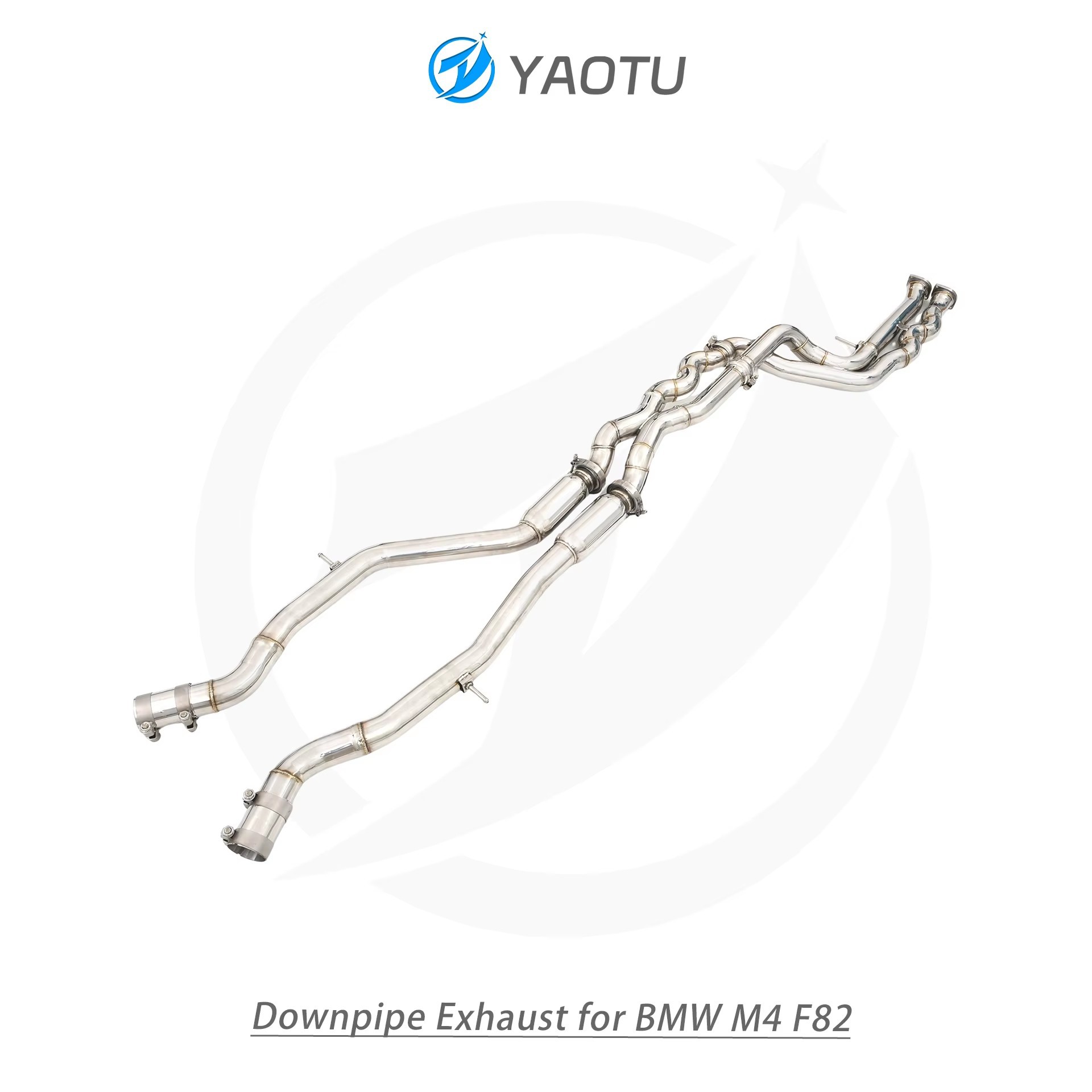 YT high-performance stainless steel equal-length mid-pipe for BMW M4 F82