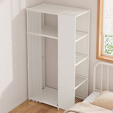 家用简易衣柜卧室收纳柜宿舍储物柜防尘衣服柜衣柜出租房简易组装