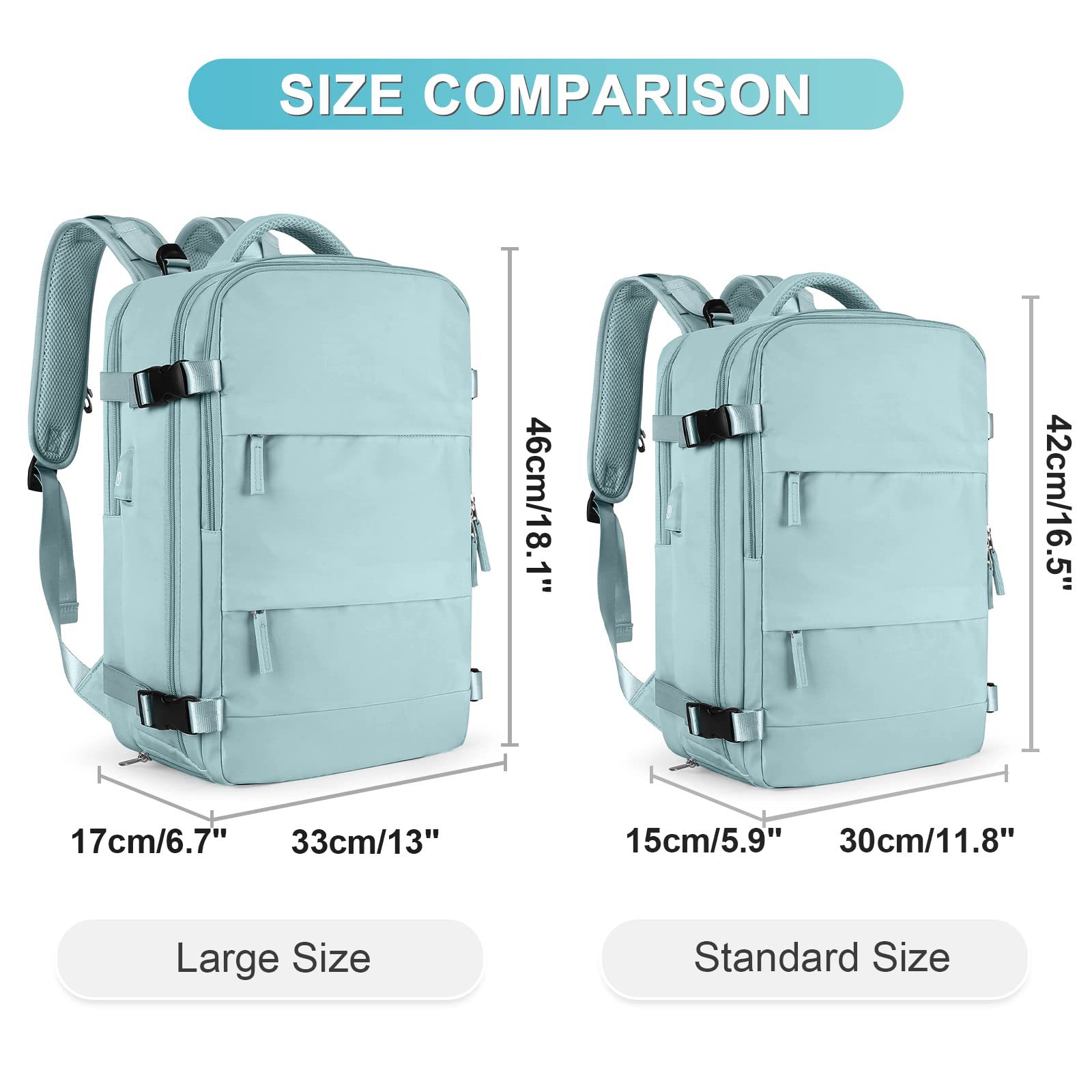 1875g Weight Nylon Lining Material Zipper Closure Type Double Shoulder Straps Strap Type Functional Backpack Bags Type Travel, Daily Occasion Nylon Material Women's Backpack Backpack Solid Color Pattern All Seasons Season Unisex Gender Streetwear Style Square Shape Solid Color Travel Daily Women's Backpack 78