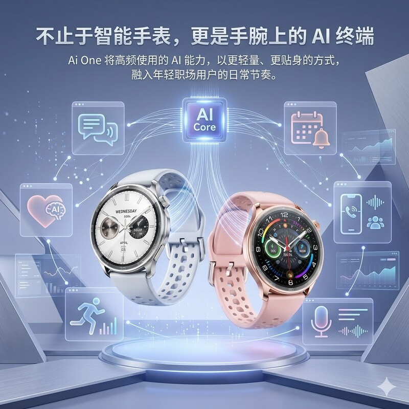 Brand New Aw83 Ai Smart Watch Ai Simultaneous Translation Cross-Language Communication Smart Assistant Ai Watch