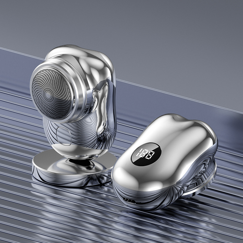Motor MINI nuevo MINI máquina de Afeitar eléctrica LED Pantalla de alimentación Portátil de viaje de los hombres de afeitar