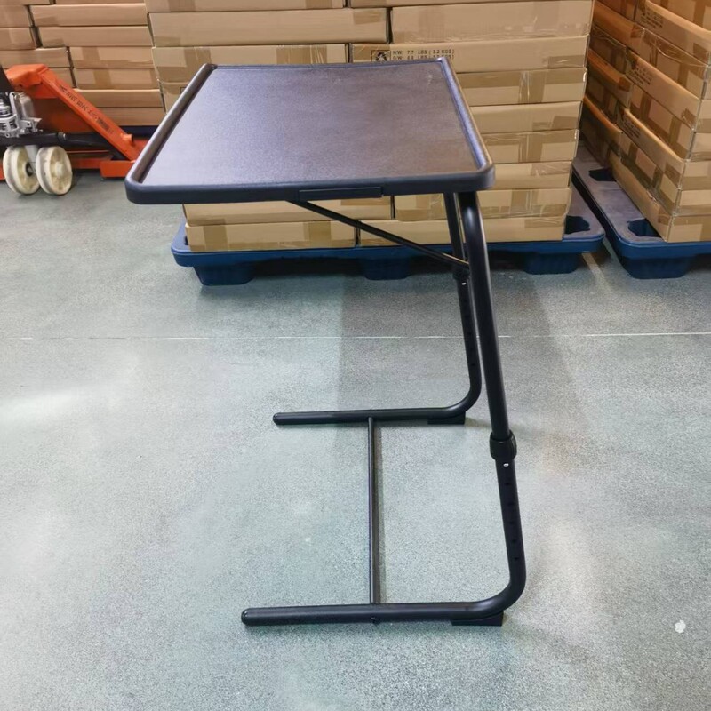 Home Folding Computer Tray Table Sofa Bed Plastic Tv Dinner Tray Table Height Adjustable Portable