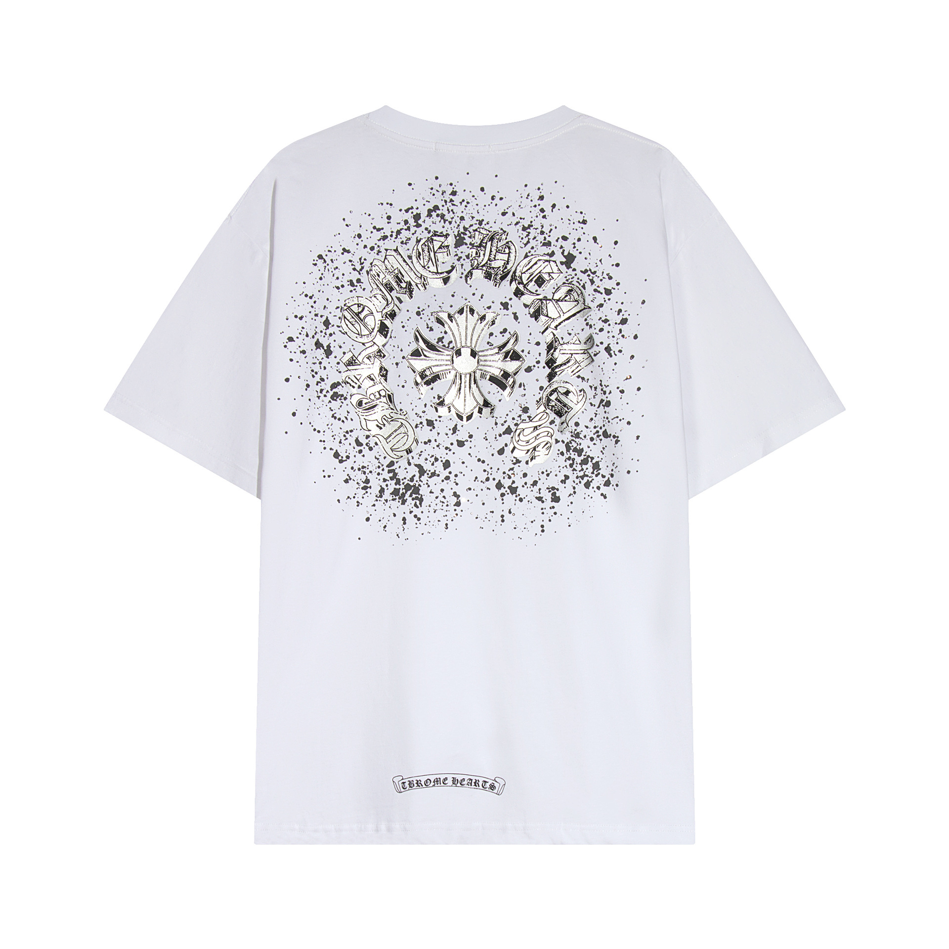 Chrome Heart 24 nuevo Crocodile de verano de moda europea y americana camiseta de manga corta para hombres y mujeres