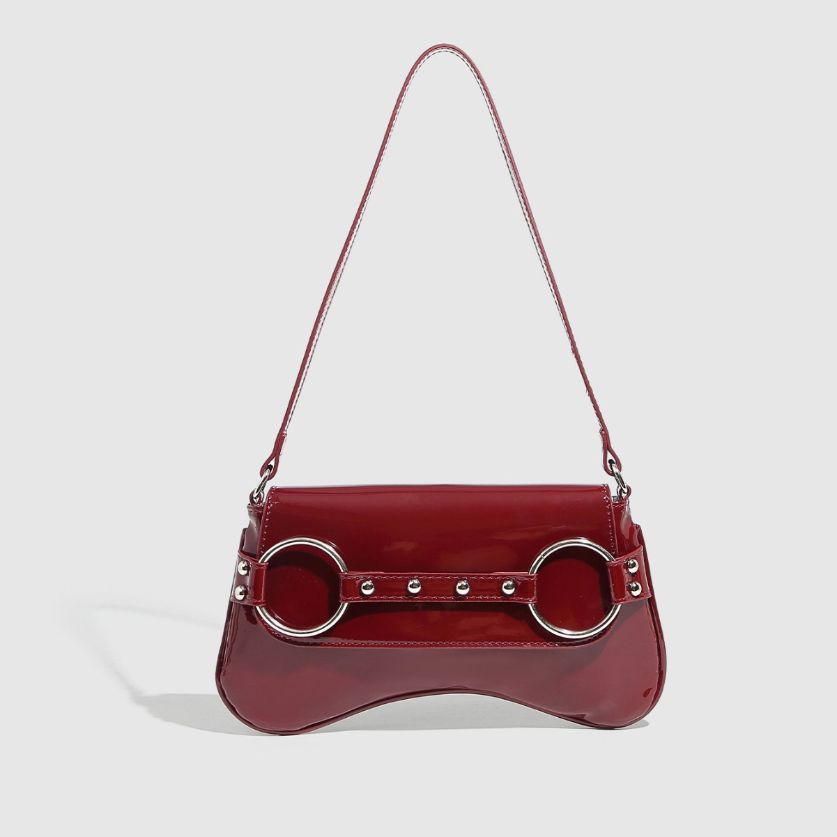 Liquidación de fabricantes transfronterizos, bolsos de axila, bolsos de hombro de moda, bolsos de muñeca, macaron de nicho, bolsos de mujer portátiles de gelatina, bandolera