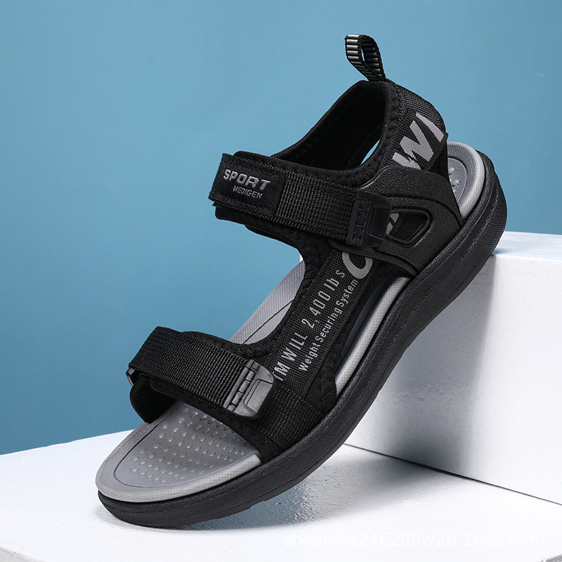 Sandalias para niños de verano, zapatos de playa antideslizantes para niños pequeños, niños con dedos expuestos, marea transpirable