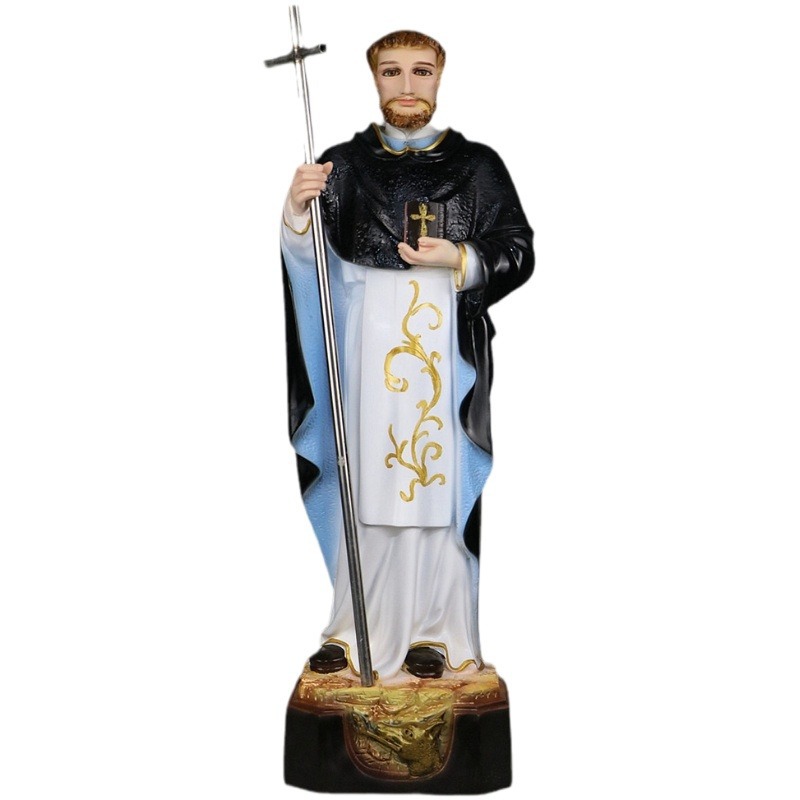 60cm santo dominico adornos estatuas miradas estatuas decoración de la casa iglesia sala de estar