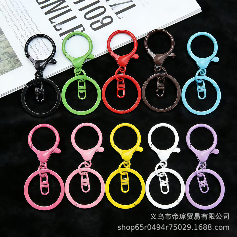 Factory Direct Sales Lobster Clasp Keychain Round Dragon 3-Piece Set DIY Handmade Jewelry Bag Doll Bead Accessories Factory Direct Sales Lobster Clasp Keychain Round Dragon 3-Piece Set DIY Handmade Jewelry Bag Doll Bead Accessories