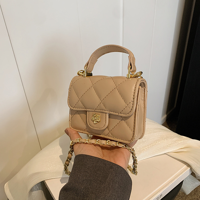 Sacs pour femmes, exquis, petit, parfumé, de grande valeur, pour enfants, à bandoulière, à la mode, motif diamant, mini sac à main, petit sac carré_voghion.com