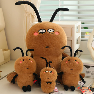Wholesale Cockroach Xiaoqiang Plush Toy Doll Pillow Cushion Creative Naughty Cute Funny Doll Pendant