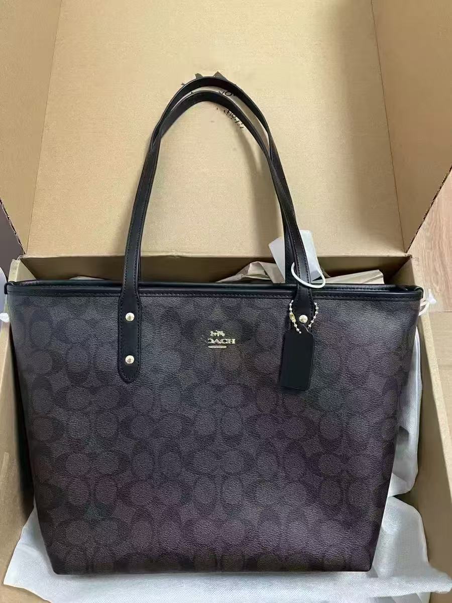 Koujia versión alta Tote bolso de mujer de gran capacidad retro clásico PVC presbiterio city30 bolso de un solo hombro nuevo