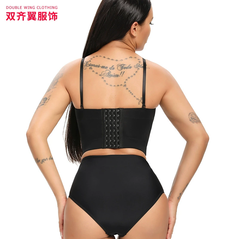 Sexy tube top, bra top, polyurethane brace, short fitted vest, tight, lifting effect
