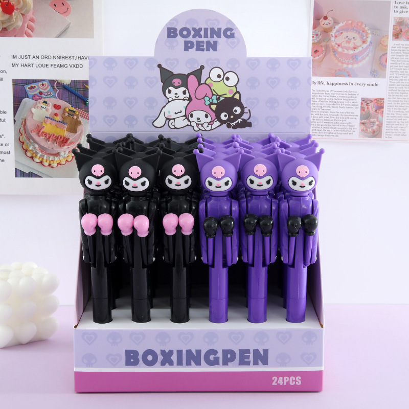 Bolígrafo de boxeo Kapibala Bolígrafo de descompresión divertido para estudiantes Premio de regalo creativo del día del niño Papelería transfronteriza para estudiantes al por mayor