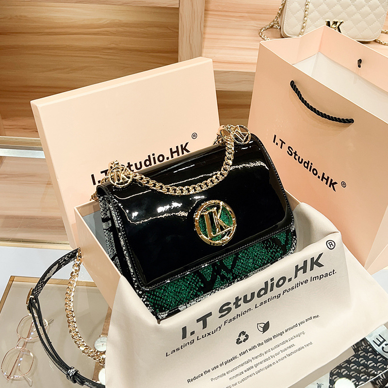 Hong Kong brand niche design genuine leather chain for women's 2023 trendy and versatile one shoulder crossbody small_voghion.com