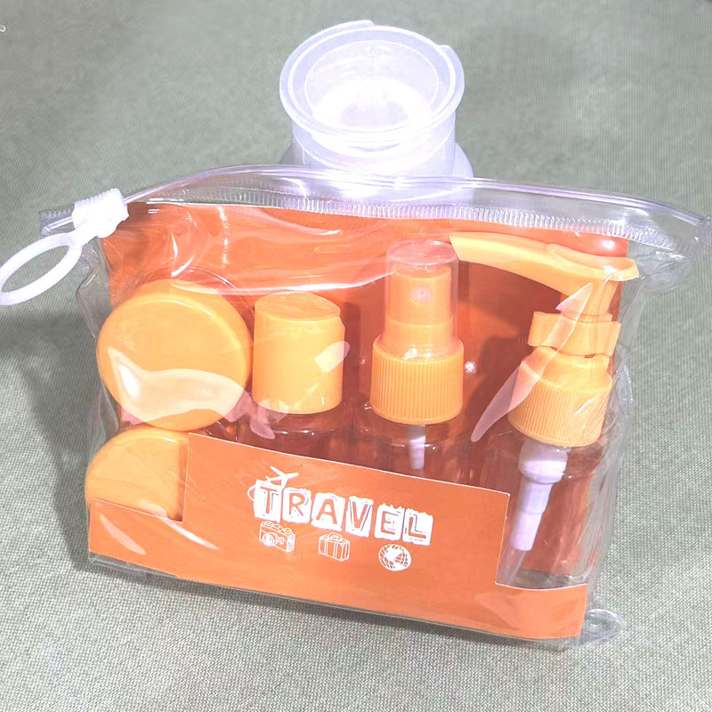 ポータブルトラベルボトルセット プッシュ式化粧品・スキンケア用品 フェイスクリーム・水乳液サンプル 空ボトル スプレーボトル|undefined