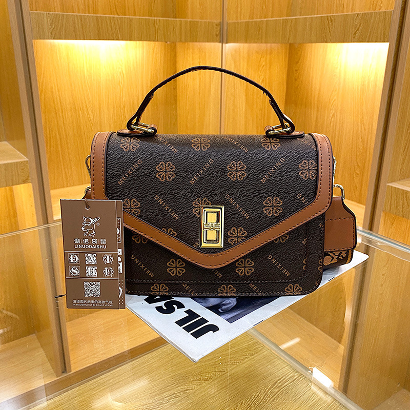 Borsa da donna Linuo Kangaroo 2023 Autunno e inverno Nuova borsa a tracolla monospalla da donna di grande capacità Borsa alla moda e versatile_voghion.com