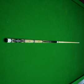 众生公杆尹氏公杆大头杆奥秘会员杆枫叶台球杆通杆黑檀紫新木