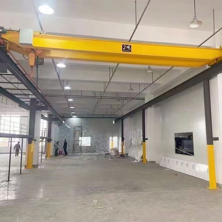 挂端梁简易行吊梁头悬挂单梁双梁欧式悬1T2T3T电机三合一1.5米长