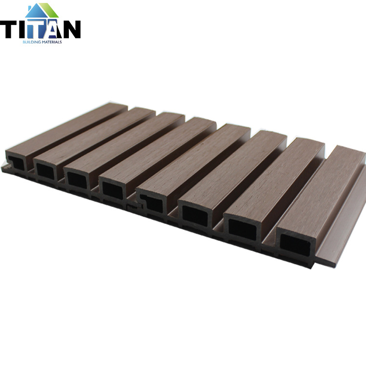 Tablero de la Gran Muralla de madera plástica coextruida al aire libre Tablero de pared exterior Rejilla ecológica Tablero de pared decorativo