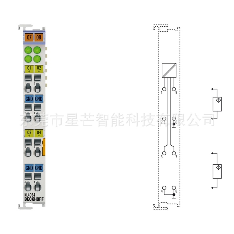 倍福KL4034总线端子模块德国BECKHOFF模块KL4034全新原装现货议价