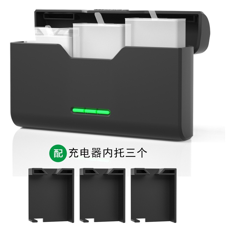 SEIVI Gopro5678910 11 Cargador de batería Tipo-C cargador de tres ranuras accesorios de cámara deportiva