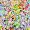 Color random 5 cm knocking slices, 100 drip oil