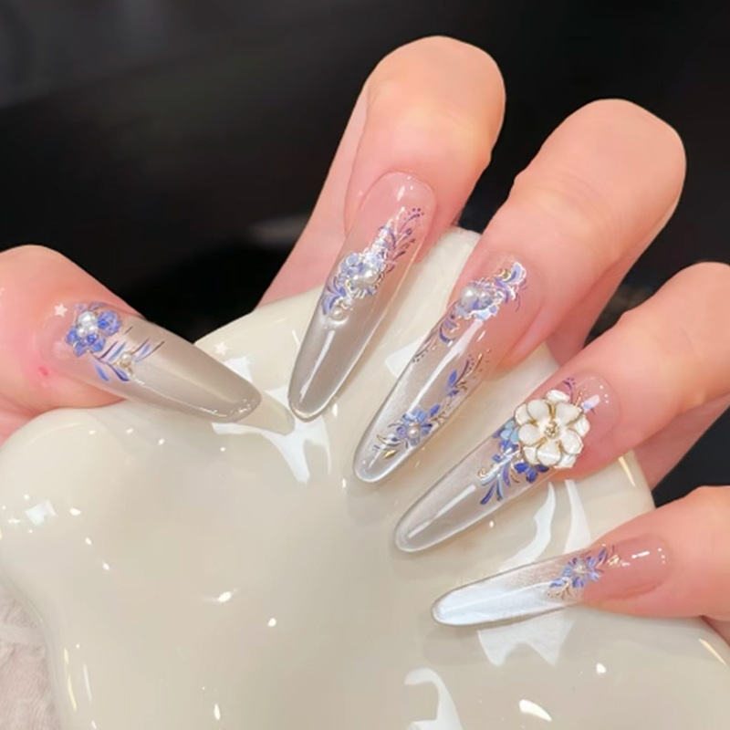 Z530-청화백자 금도금