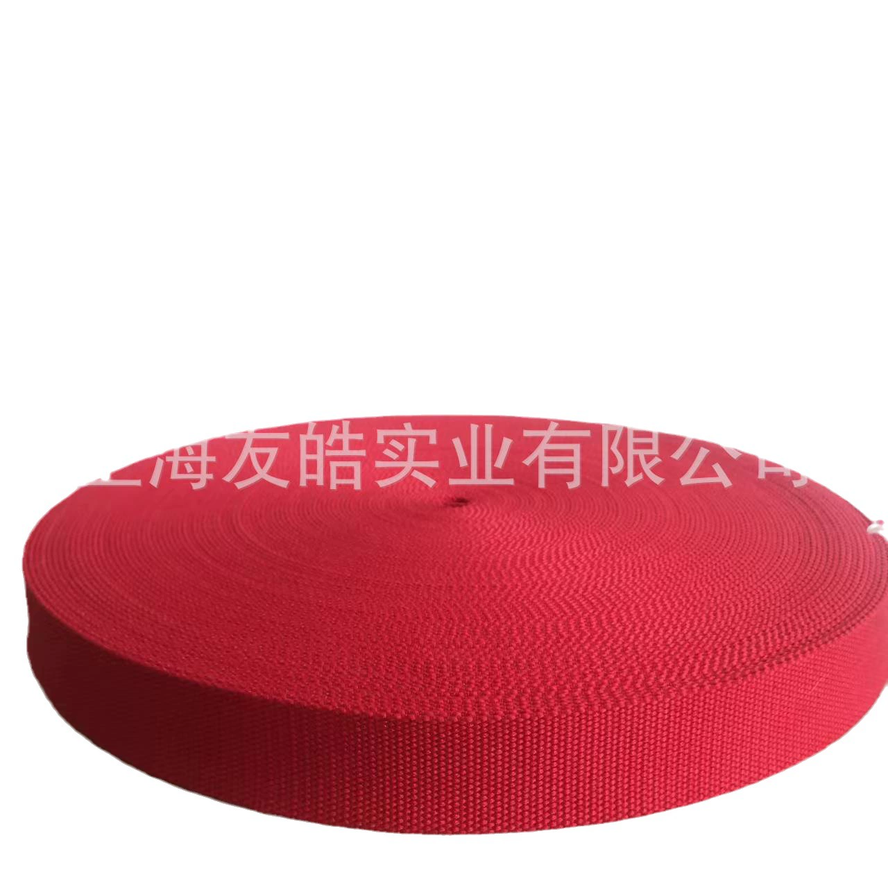 Красная однотонная полиэфирная хлопчатобумажная лента Йога Неэластичный эластичный пояс Вспомогательный Стиль йоги Профессиональная неэластичная веревка для йоги