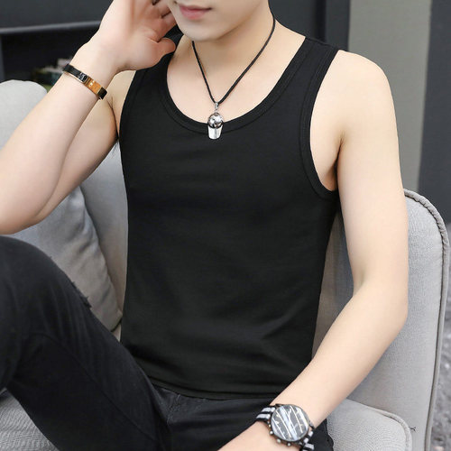 Summer vest men's youth tight-fitting elastic sports base shirt men's camisole breathable sleeveless undershirt men's underwear