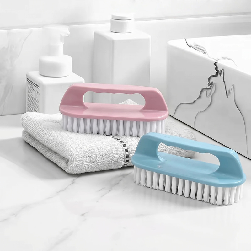 Plastic brush with hard bristles for floor cleaning, multifunctional household brush for washing shoes and clothes, shoe brush, bathroom wall brush, cleaning brush Plastic brush with hard bristles for floor cleaning, multifunctional household brush for washing shoes and clothes, shoe brush, bathroom wall brush, cleaning brush
