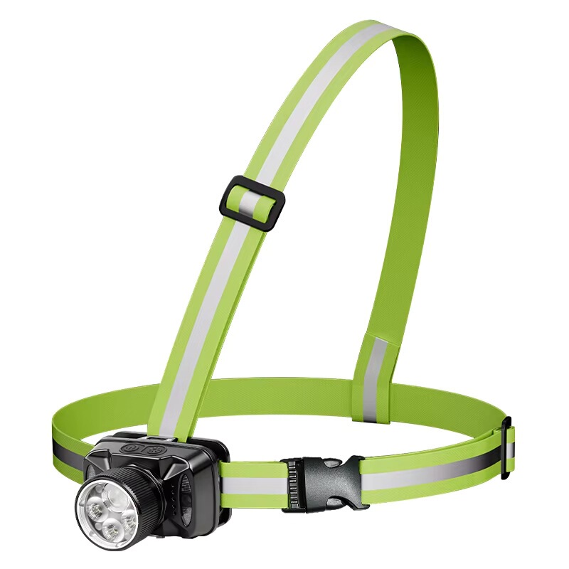 90 ° Rotating Chest Light with Reflective Strip, Adjustable Beam Running Chest Light Suitable for Runners and Joggers 90 ° Rotating Chest Light with Reflective Strip, Adjustable Beam Running Chest Light Suitable for Runners and Joggers