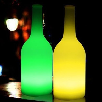 Transfronteriza LED decoración creativa de botellas de vino restaurante discoteca bar lámpara de mesa atmósfera lámpara decoración lámpara de noche