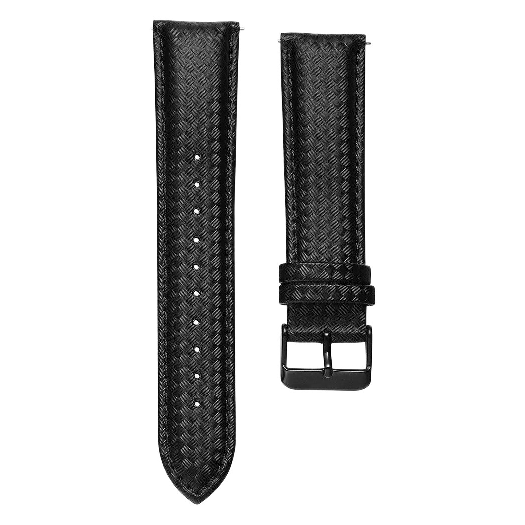 Asiento patrón tejido correa de reloj de cuero para Samsung S2/S3 universal interruptor correa de oído 20/22mm