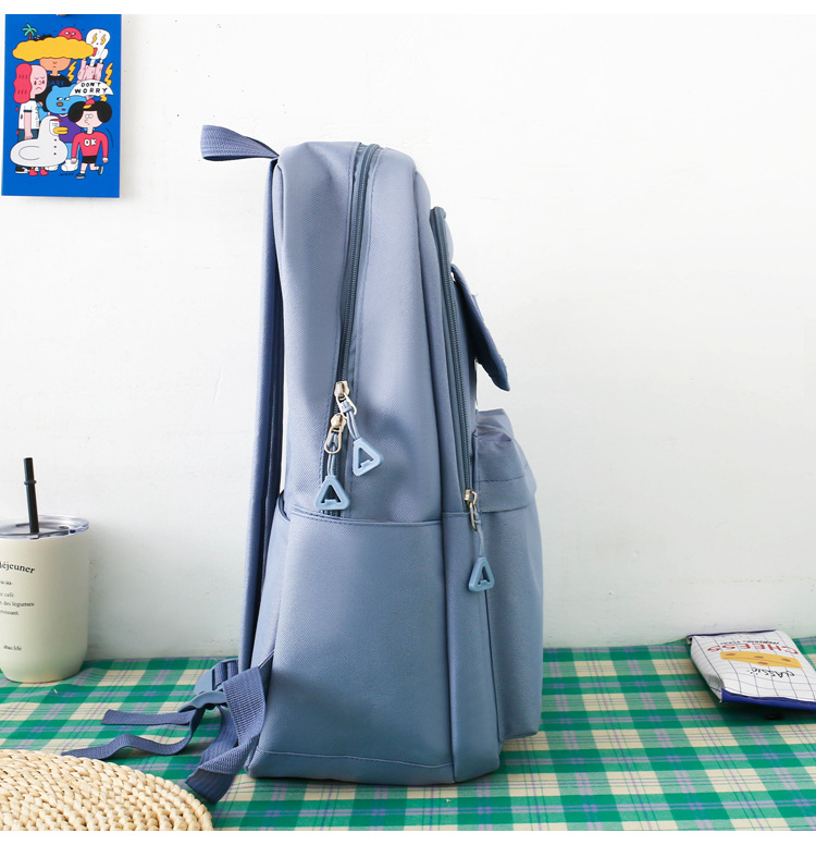 Kids Backpacks Lightweight Backpack New Campus Student Backpack Large Capacity Four Piece Set Junior High School Student Backpack_voghion.com