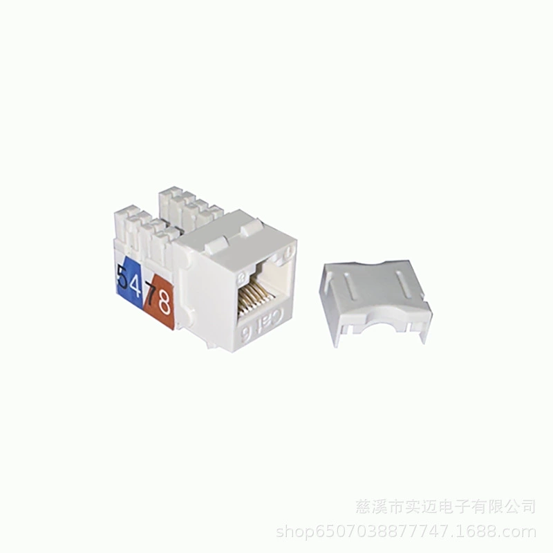 UTP шесть сетевых модулей CAT6 неэкранированный модуль RJ45 компьютерный информационный модуль