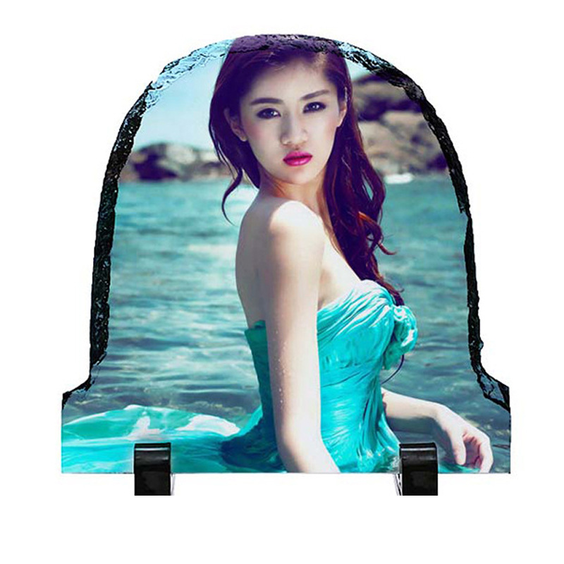 石板画礼品摆件DIY异形相框石版画热转印空白热升华耗材