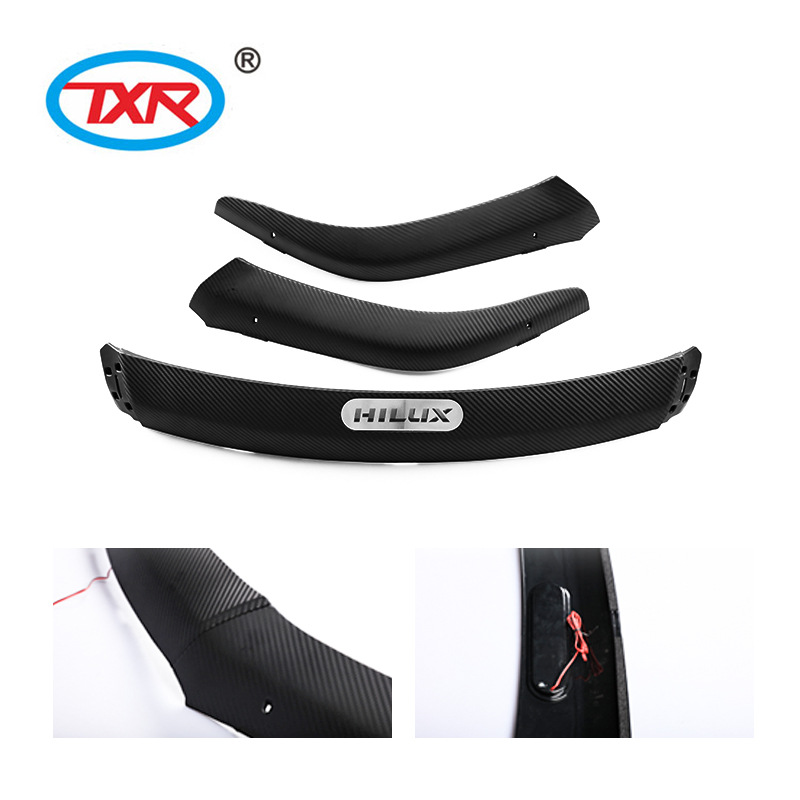 Texin Rui Aplicable a Toyota Hailax Bloque de grava con letras de luz, protección todoterreno, accesorios hilux revo
