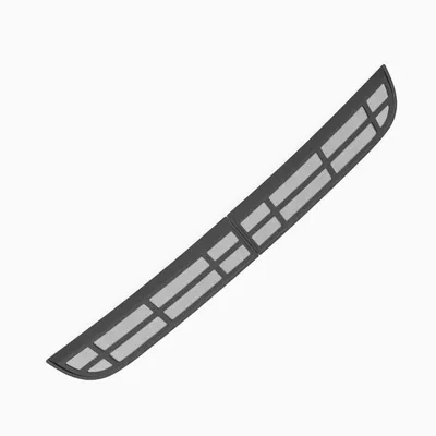 Suitable for the New Version of Model Y Hood Lower Air Inlet Protective Cover Insect-Proof Net Full Coverage Segmented Mesh Cover (Automobile anti-insect net) - refreshed-model-y-split-detachable-air-conditioning-vent-grille