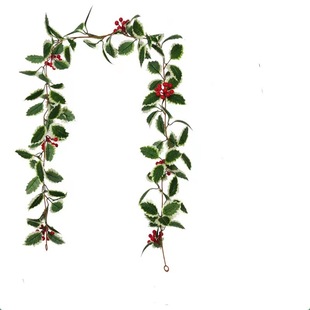 Amazon's New Christmas Atmosphere Decoration Home Decoration Artificial Vines Scenic Spot Decoration Wall Hanging Red Fruit Rattan