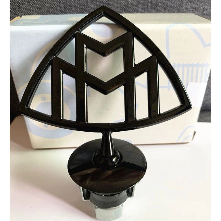 Mercedes-Benz Maybach emblem, S-Class S400 S450 S480 GLS, Mercedes-Benz E-Class modified with Maybach emblem, black