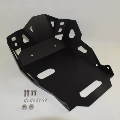 Suitable for Suzuki V-Strom 800De Dl800 Modified Lower Guard Plate Engine Chassis Protection Large Bottom Plate (Motorcycle frame) - black