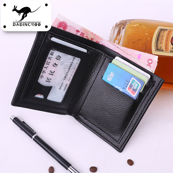 Polyurethane short fashionable wallet